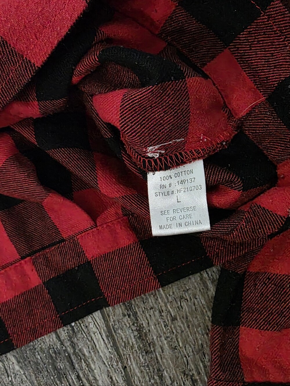 Cropped Flannel Shacket - Picture 3 of 5